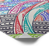 Ultimative Maori-Design-Landschaft Poster (Ecke)