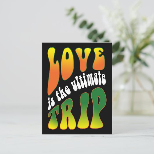 Ultimative Reise Postkarte (Stehend Vorderseite)