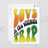 Ultimative Reise Postkarte (Vorne/Hinten)