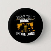 Ultimative Scheiben Golf Frisbee Button (Vorderseite)