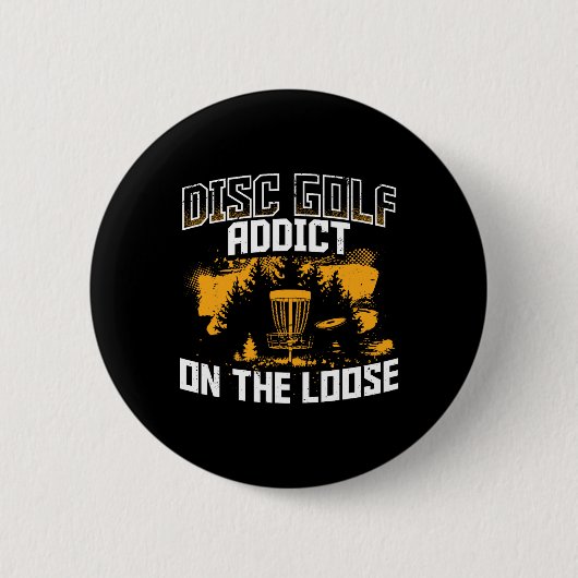 Ultimative Scheiben Golf Frisbee Button (Vorderseite)