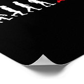 Ultimative Scheibenflieg-Evolution Friskee-Sportsp Poster (Ecke)