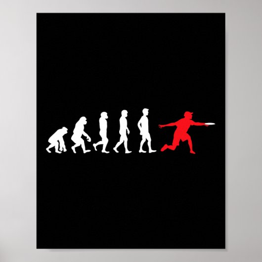 Ultimative Scheibenflieg-Evolution Friskee-Sportsp Poster (Vorne)