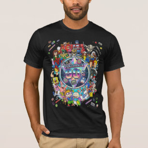 Ultimativer 90er-Flashback-Cartoon- und Popkultur- T-Shirt