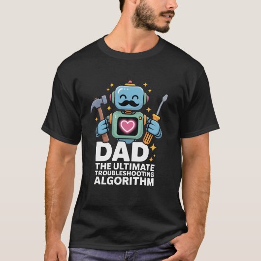 Ultimativer Algorithmus-Roboter zur Fehlerbehebung T-Shirt (Vorderseite)