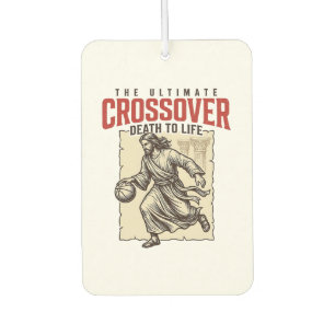 Ultimativer Crossover Christlicher Basketball Vint Autolufterfrischer