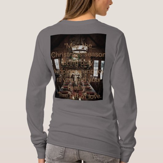 Ultimativer Komfort mit unserem Basic Long Sleeve  T-Shirt (Rückseite)