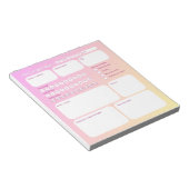 Ultimativer Wellness-Planer Notizbuch Notizblock (angewinkelt)