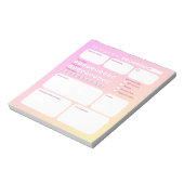 Ultimativer Wellness-Planer Notizbuch Notizblock (Rotiert)