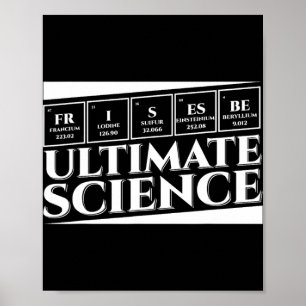 Ultimativer Wissenschaft Frisbee Disc Golf Hobby L Poster