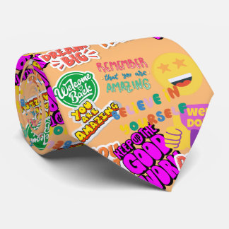 Ultimatives Ermutigungs-Collage Krawatte