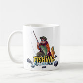 Ultimatives Fischerabenteuer: Fang des Tages! Kaffeetasse (Links)