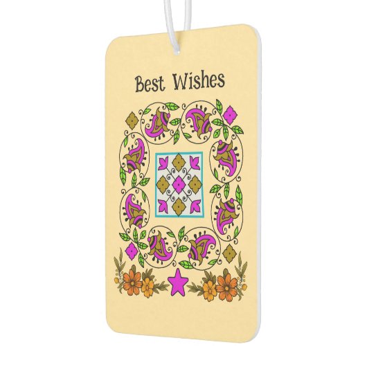 ultimatives Vintages Muster Autolufterfrischer (Links)