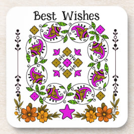 ultimatives Vintages Muster Getränkeuntersetzer