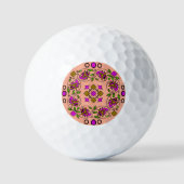 ultimatives Vintages Muster Golfball (Vorderseite)