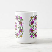 ultimatives Vintages Muster Kaffeetasse (Mittel)