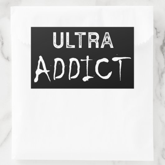 Ultra Addict Rechteckiger Aufkleber (Tasche)