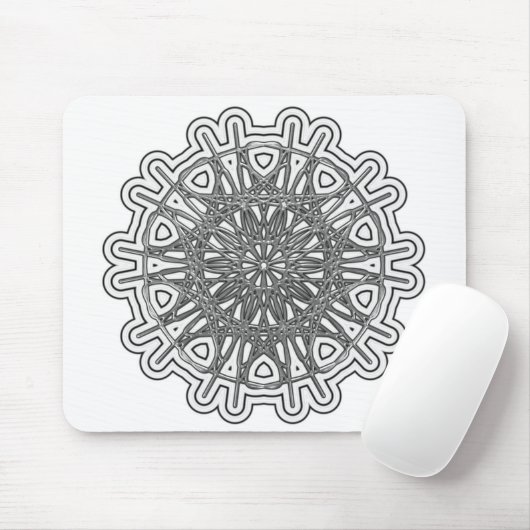 Ultra Cooles Mandala Design #1 Mousepad (Mit Mouse)