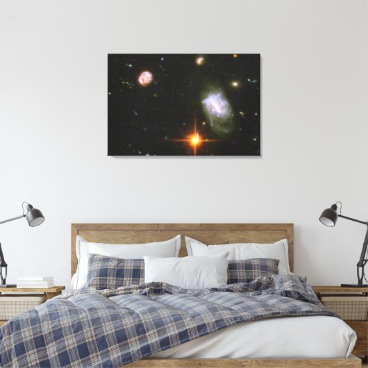 Ultra Deep Field Image Hubble Leinwanddruck (Insitu (Schlafzimmer))