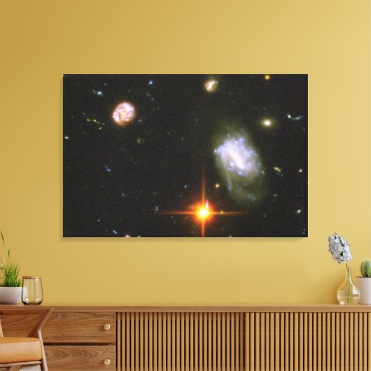 Ultra Deep Field Image Hubble Leinwanddruck (Insitu (Wohnzimmer))