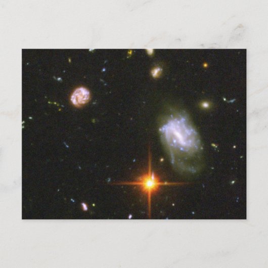 Ultra Deep Field Image Hubble Postkarte (Vorderseite)