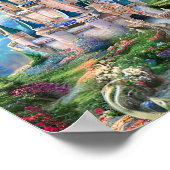 Ultra Detailierte Whimsical Fairytale Castle Tript Poster (Ecke)