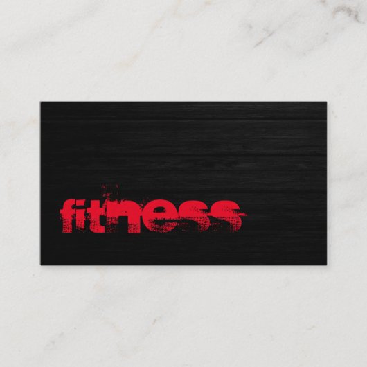 Ultra-Dick-Fitness-Visitenkarte Visitenkarte (Vorderseite)