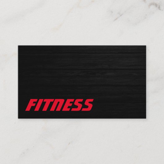 Ultra-Dick-Fitness-Visitenkarte Visitenkarte (Vorderseite)