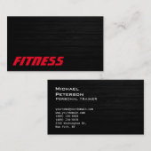 Ultra-Dick-Fitness-Visitenkarte Visitenkarte (Vorne/Hinten)