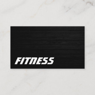 Ultra-Dicke Holz Effekt Fitness Visitenkarte