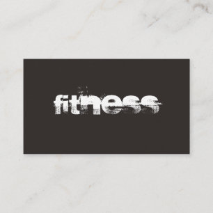 Ultra-dicke Trend-Grau-Fitness-Sport-Geschäftskart Visitenkarte