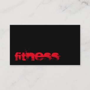 Ultra-dicke trendige Fitness-Sport-Geschäftskarte Visitenkarte