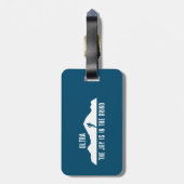 Ultra, die Freude ist in der Windenergie Gepäckanhänger (Rückseite vertikal)