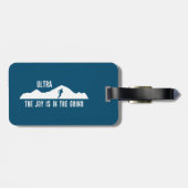 Ultra, die Freude ist in der Windenergie Gepäckanhänger (Rückseite horizontal)