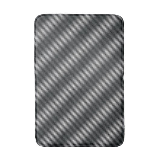 Ultra dünne schwarz-weiße Gradationslinien Badematte (Vorderseite Vertikal)