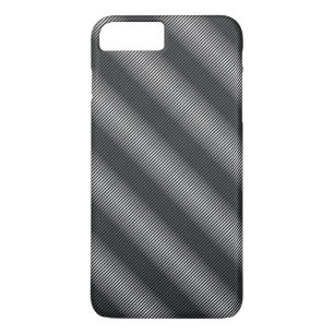 Ultra dünne schwarz-weiße Gradationslinien Case-Mate iPhone Hülle