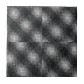 Ultra dünne schwarz-weiße Gradationslinien Fliese (Vorderseite)