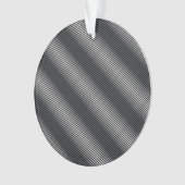 Ultra dünne schwarz-weiße Gradationslinien Ornament (Vorderseite)