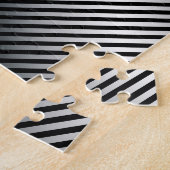 Ultra dünne schwarz-weiße Gradationslinien Puzzle (Seite)