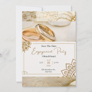 Ultra elegante Hochzeitseinladung Einladung