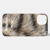 Ultra Fuzzy Cat Texture Phone Case - Cosy Core iPhone Hülle (Rückseite (Horizontal))