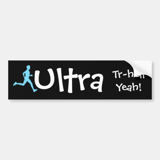 Ultra Hintermarathon-Autoaufkleber Autoaufkleber (Vorne)