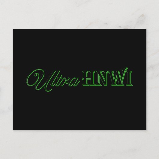 Ultra HNWI Postkarte (Vorderseite)