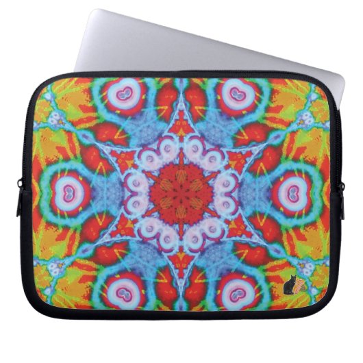 Ultra Kaleidoskop Laptopschutzhülle (Vorderseite)