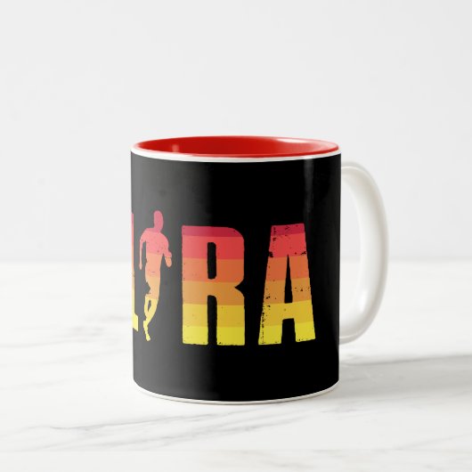 Ultra läuft zweifarbige tasse (VorderseiteRechts)