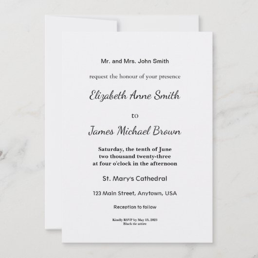 Ultra Light Gray Minimal Hintergrund Save The Date (Vorderseite)