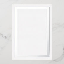 Ultra Luxe Dick Silver Foil Border Cardstock