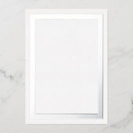 Ultra Luxe Dick Silver Foil Border Cardstock Folieneinladung
