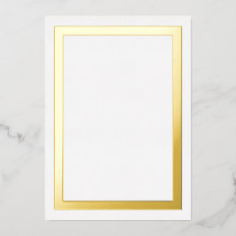Ultra Luxe Gold Foil Border Cardstock Folieneinladung