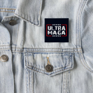Ultra MAGA   2024 Republikaner für Präsident Grung Button